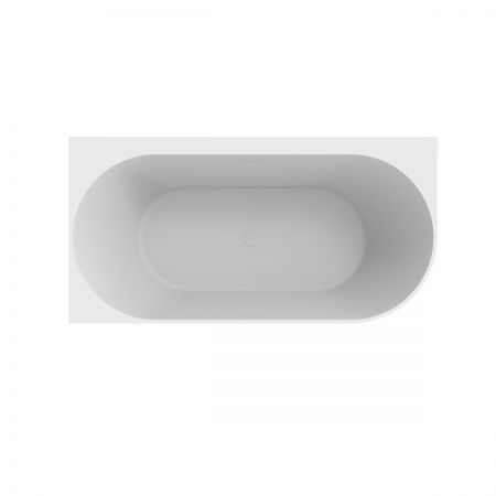 Oltens Hamnes rohová vana 160x75 cm, levá, bílá 11010000