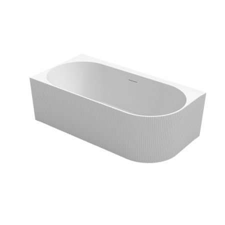 Oltens Hamnes rohová vana 160x75 cm, levá, bílá 11010000
