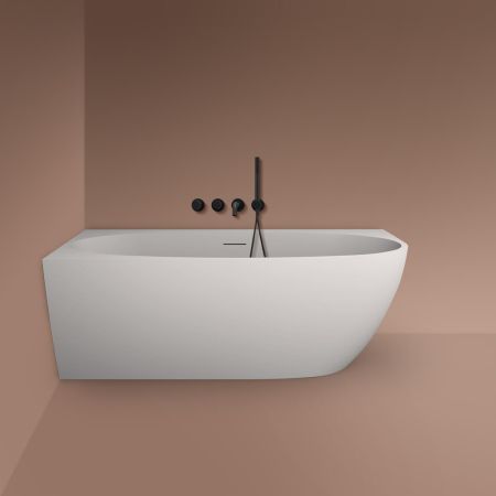 Oltens Luma wanna narożna 160x75 cm lewa biała 11012000