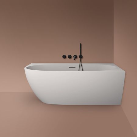 Oltens Luma wanna narożna 160x75 cm prawa biała 11013000