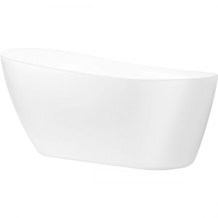 Oltens Gocta free-standing bath 170x78 cm oval Acryl white 12003000