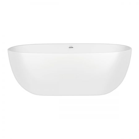 Oltens Stora free-standing bath 170x78 cm oval Acryl white 12001000
