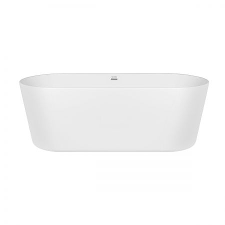 Oltens Inga free-standing bath 157x75 cm oval Acryl white 12007000