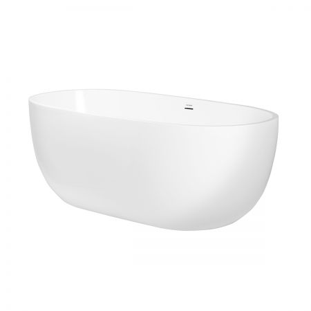 Oltens Stora free-standing bath 150x72 cm oval Acryl white 12008000