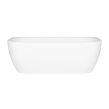 Oltens Begna wall-mounted bath 170x75 cm oval Acryl white 12011000