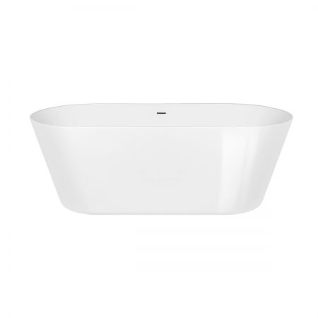 Oltens Yrsa free-standing bath 160x75 cm oval acrylic white 12023000