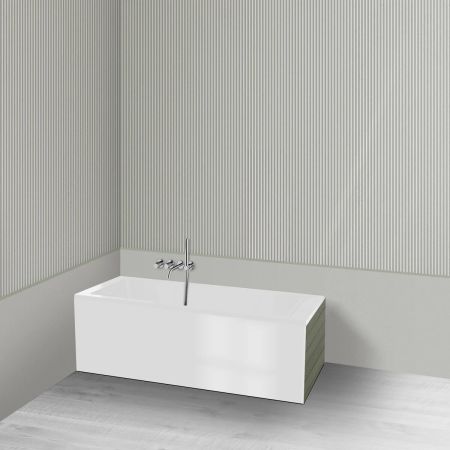 Oltens BordMag bath panel set, 170 x 75 cm, white, 19015000