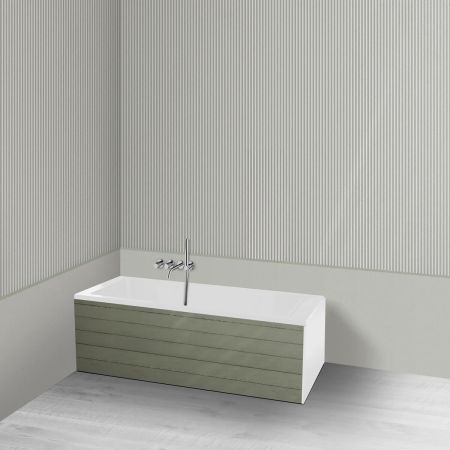 Oltens BordMag bath panel set, 170 x 75 cm, white, 19015000