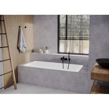 Oltens Gulfoss háček na ručníky, dvojitý, matná černá 80002300