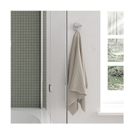 Oltens Gulfoss towel hook double, nickel  80002910