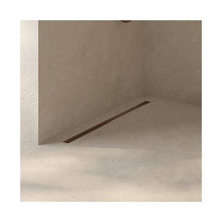Oltens Langan Slim odpływ prysznicowy liniowy 70 cm miedź połysk/miedź szczotkowana 30010610