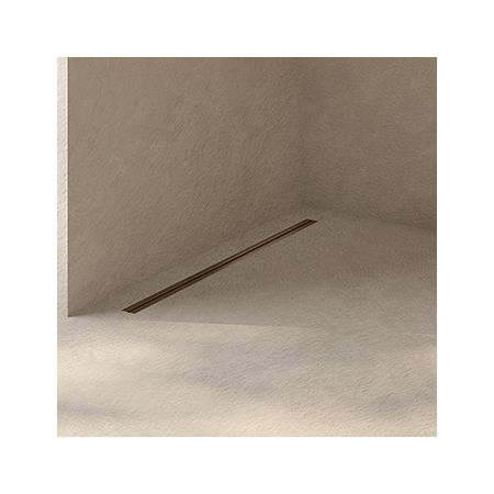 Oltens Langan Slim odpływ prysznicowy liniowy 80 cm miedź połysk/miedź szczotkowana 30011610
