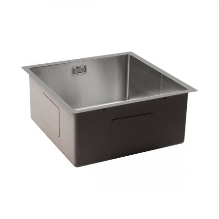 Oltens Stalvask single-bowl steel sink 44x44 cm polished steel 71100100