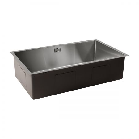 Oltens Hydda single-bowl steel sink 76x44 cm polished stainless steel 71105100