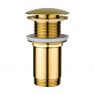 Oltens Rovde washbasin plug without overflow brushed gold 05200810 zdj.1