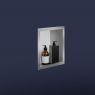 Oltens Grotta recessed shelf 30x30x10 cm, stainless steel 97000100 zdj.7