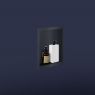 Oltens Grotta recessed shelf 30x30x10 cm, black matte 97000300 zdj.7