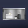 Oltens Grotta Einbauregal 30x60x10 cm aus Edelstahl 97001100 zdj.7