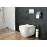 Oltens Vernal szczotka toaletowa wisząca  biała ceramika/chrom 82102000 zdj.3