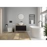 Oltens Lule glass toilet flush button black/chrome/black 57201300 zdj.8