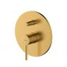 Oltens Molle concealed bathtub and shower mixer complete brushed gold 34100810 zdj.1