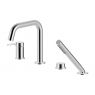 Oltens Rann deck-mounted 4-hole bath and shower mixer tap, chrome 34205100 zdj.3