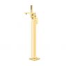 Oltens Gota free-standing complete bath and shower mixer tap, golden gloss 34301800 zdj.1