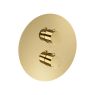 Oltens Katla set: concealed thermostatic mixer with a 30 cm Alvo rain shower head and a Ume hand shower, high-gloss gold, 36648800 zdj.2