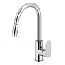 Oltens Lista standing kitchen mixer with pull-out spray head chrome 35202100 zdj.1