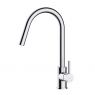 Oltens Litla pillar kitchen mixer tap with pull-out spout, chrome finish 35204100 zdj.1