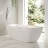 Oltens Millaa freistehende Wanne 170x78 cm oval Acryl weiß 12002000 zdj.9