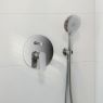 Oltens Vernal kompletní vanová a sprchová podomítková baterie, chrom 34104100 zdj.6