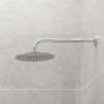 Oltens Vindel Lagan Sprinkler 25 cm rund mit Wandarm Chrom 36012100 zdj.5