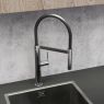 Oltens Borga stehende Küchenarmatur mit ausziehbarem Auslauf Chrom/schwarz 35207100 zdj.5