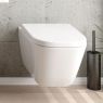 Set of Oltens Hadsel wall-mounted WC bowl PureRim with slow-closing toilet seat 42040000 zdj.11