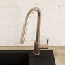 Oltens Litla pillar kitchen mixer tap with pull-out spout, brushed copper 35204610 zdj.5