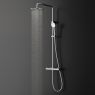Oltens Atran thermostatic shower set with round rain shower head chrome 36500100 zdj.6
