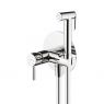 Oltens Molle flush-mounted bidet mixer tap with shower hand, chrome finish 31100100 zdj.1