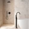 Oltens Molle free standing bathtub and shower mixer complete black matte 34300300 zdj.7
