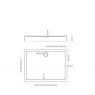 Oltens Vindel rectangular 120x80 cm shower tray, acrylic, white 15009000 zdj.2