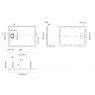 Oltens Bergytan rectangle shower tray 120x90 cm RockSurface, cashmere 15104900 zdj.2