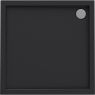 Oltens Superior brodzik 80x80 cm kwadratowy akrylowy czarny mat 17002300 zdj.3