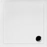 Oltens Vindel brodzik 80x80 cm kwadratowy akrylowy biały 17003000 zdj.3