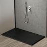 Oltens Bergytan rectangle shower tray 100x80 cm RockSurface black 15100300 zdj.9