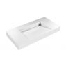 Oltens Stila umywalka 90x45 cm ścienna LavaForm biały połysk 40002000 zdj.4