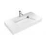Oltens Stila umywalka 90x45 cm ścienna LavaForm biały połysk 40002000 zdj.5