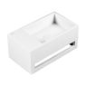 Oltens Fri Wall-Mounted Lavatory Basin 35.5 x 20 cm, LavaForm, left-handed, matte white 40006900 zdj.4