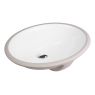 Oltens Mana undercounter wash basin 46x38 cm oval with SmartClean film white 40600000 zdj.3