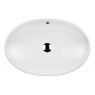 Oltens Sogne countertop wash basin 63x42 cm oval with SmartClean film white 40810000 zdj.3