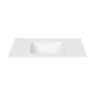 Oltens Lun Rila set: 100 cm vanity unit with Kalla LavaForm washbasin in matt white 68777000 zdj.6